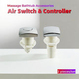2PCS/Set Plastic Air And Controller ABS Cap PVC Body Massage Bathtub Adjustable Switch Hot Tub Water Jet Accessories