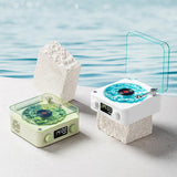 Mini Retro White Noise BT Portable Vintage Sleep Aid Music Speaker Subwoofer with RGB Light Lamp Support TF Card