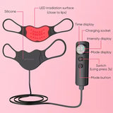 2024 Photon Beauty Instrument Led Mask Infrared Light Therapy Reduce e Brighten Lip Color Face Mas Skin Care