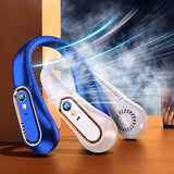 Rechargeable Portable Neck Fan - Ideal for Outdoor Sports and Hands-Free Cooling