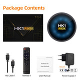 HK1 RBOX W2 Android 11 TV Amlogic S905W2 4GB RAM 64GB ROM 2.4G 5G Dual Wifi BT4.1 Media Player Set Top Box