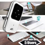 4G LTE Car Mobile Broadband Pocket 2.4G Router 100Mbps Hotspot SIM Unlocked WiFi Modem Wireless Internet Support