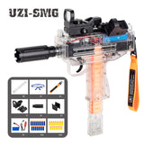 New Electric Soft Bullet Subhine UZI Model Shooting Toy Gun Pistol Outdoor Toys For Children Adults Best Gifts