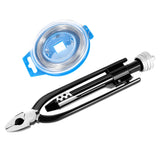 6 Inch Safety Twisting Twister Side Cutting Lockwire Pliers with 25 Feet Stainless Steel Wire
