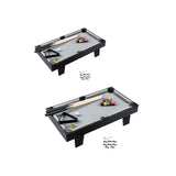 Mini Tabletop Set Fun Entertainment Office Pool Cues Billiards Game for Kindergarten Parties Playroom Table Bedroom
