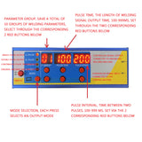Argon arc modified cold hine thin plate pulse spot imitation laser welding controller