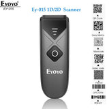 EY-015 Mini Barcode USB Wired/Bluetooth/ 2.4G Wireless 1D 2D Scanner QR PDF417 EAN13 Data Matrix Bar code Reader