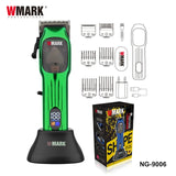 2024New WMARK NG-9006 Oil Head Electric Clipper 10000-9000 Speed Charging with LCD Digital Display Hair Trimmer