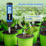 Professional Nutrient Meter Quick-acting Nitrogen Analyzer Fertility for Gardening Agriculture LED Soil Tester