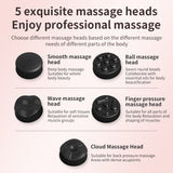 Wireless shoulder household kneading and fat pushing hine hammer neck waist massager body massage fascia gun