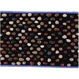 Natural massager white hemp foundation stone cobblestone gravel road walking foot massage cushion carpet finger board