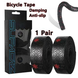 Road Bike Anti-Slip Shock Handle Bar with PU Anti-Vibration Wrap Bicycle Handlebar Durable Tape Accessories
