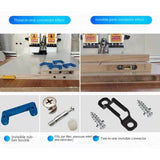 3 in 1 Woodworking Multifunctional Punching Furniture Side Punching Machine Invisible Connector Slotting Side hole machine