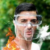 Multipurpose Ergonomic Transparent Protected Shield for Work Polish Welding Dust Oil Splash Resistant Full Face Mask