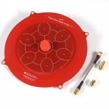 150mm Triple Feed Patch 5.8GHz 14DBi Pagoda Array Image Transmitter Flat Panel Antenna for FPV Drone Red