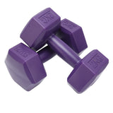 Fitness Dumbbell One Piece Filling Molding Dumbbell Hex Dumbbell Cement Inner Core PVC Outer Protective Cover for Gym for Home