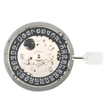 4 O'Clock Japan NH35A/NH35 Mechanical Movement 24 Jewels with Black Date Automatic Mechanism for SEIKO