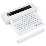 A4 Thermal Paper Printing for Travel - Mobile Photo Wireless BT Printer, Supports 210/112mm(4''), 80mm(3''), 57mm (2'')