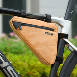 ES Bike Front Tube Handlebar Waterproof Cycg Bags Triangle Pouch Frame Holder Bicycle Accessories Tool Bag