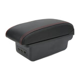 Car Armrest Box Center Console Armrest Box  Surface Perfect Match USB Power Supply Complete Large Capacity for Vehicle