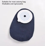 Waterproof Bag Soft Cotton Breathable Patient Eldely Ostomy Pouch Cover Washable Reusable Portable Home Cove Pouche