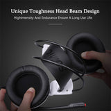 Somic Wired Gaming Headset 7.1 Channel Professional Vibrating LED Light USB Interface Surround Sound Headphone Black