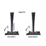 Station Solution Efficient Gaming Console Charging Dock Ps5 Slim Multifunctional Controller Charger for Gamers