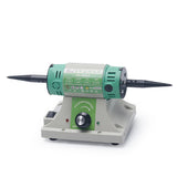 220V Electric Gold Ornament Copper Grinder Speed Adjustable Double Head Cloth Wheel Polishing Thin