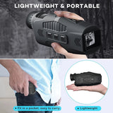R11 1080P Infrared Night Vision Device 5X Digital Zoom Monocular Day Night Photo Video Taking 300M Full Dark for Outdoor Hunting