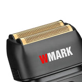 2024 New Professional WMARK NG-986 Stainless Steel Titanium Plated Two Blade Mesh Razor, Electric Men's Shaver