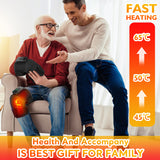 Electric Shoulder Massager Heating Vibration Massage Belt Thermal Physiotherapy Brace for Knee Arthritis Rechargeable