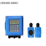 DN32-6000 Wall Mounted Water Flow Meter Sensor Optional Storage Clamp Sensor Digital Liquid Ultrasonic Flow Meter