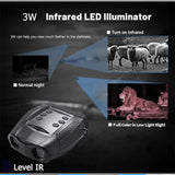 Digital Night Vision Binoculars 3" TFT LCD Display 4K Resolution Full Colors in Darkness Outdoor Night Vision Hunting Device