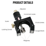 Planer Knife Tool Setter Tool Calibrator Setting For Woodworking Adjustable Magnetic Planer Blade Setting Jig 2Pcs