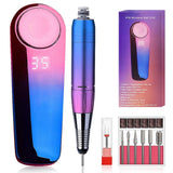 Professional Rechargeable 35000RPM Drill hine Electric Nail File For Acrylic,Gel,Manicure Pedicure Polishing Shape Tools
