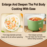 Electric Multifunction Cooker - Double Layer Home Hot Pot & Soup Heater, Mini Non-stick Pan for Kitchen