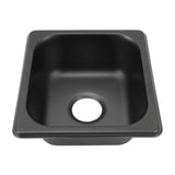 175 160 X 70mm 304 Stainless Steel Black Electroplated Drop in for Boat Camper RV Sink