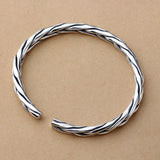 Silver creative woven bracelet