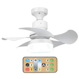 Fans Lights Crystal Fandelier 3000K-6500K 3 Speed Remote Control LED Ceig Fan For Bedroom/Garage/Kitchen