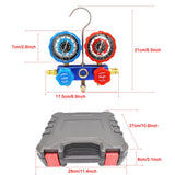 1 BOX Tool Kit Set Car Air Conditioning Manifold Hose AdapterR22 R-410A R-134a R-404A Refrigerant Pressure Gauge