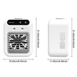 Portable USB Chargeable Humidifier Cooler Fan - 2 Gear, For Office, Dorm & Room