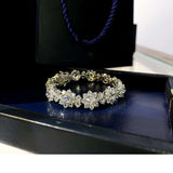 Women's Fashion Full Diamond Flower Bracelet