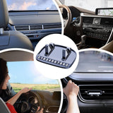 Plate Adhesive Dashboard Temporary Parking Auto Number Card Phone Mount For 6-18mm Thickness Cell