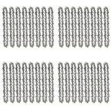 40 Pcs 4 Inch Mini Steel Chainsaw Chain Electric Pruning Saw Accessory Garden Tool Replacement