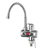 Instant Heater Faucet Tankless Heaters Kitchen Hot Water Tap Bathroom Heating Electric 220v Stainless Steel Shell