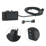 S866 LCD Screen Meter Display SM for Electric Bicycle 24V 36V 48V High Temperature Resistant Wiring with Defined Colors