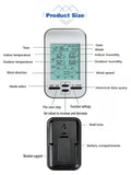 Household wireless indoor outdoor direction, wind speed, meteorological station with temperature and humidity