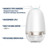 Multifunctional Cleanser Brush Cleanse Wireless Face Facial Cleansing and Exfoliating Device Black White Beauty Instrument
