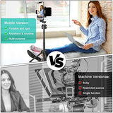 CAMOLO Teleprompter Photo Studio Mini Phone Tripod Cell Phone Tripod Mount Phone Holder for Selfie Stick for iPhone Video Tablet