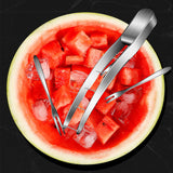 1-3Pcs 304 Stainless Steel Cube Artifact Fruit Knives Melon Cutter Slicer Watermelon Digger for Kitchen Gadget